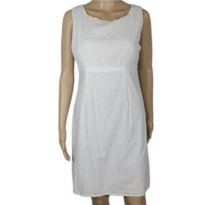George Dress White Sleeveless Summer Dress